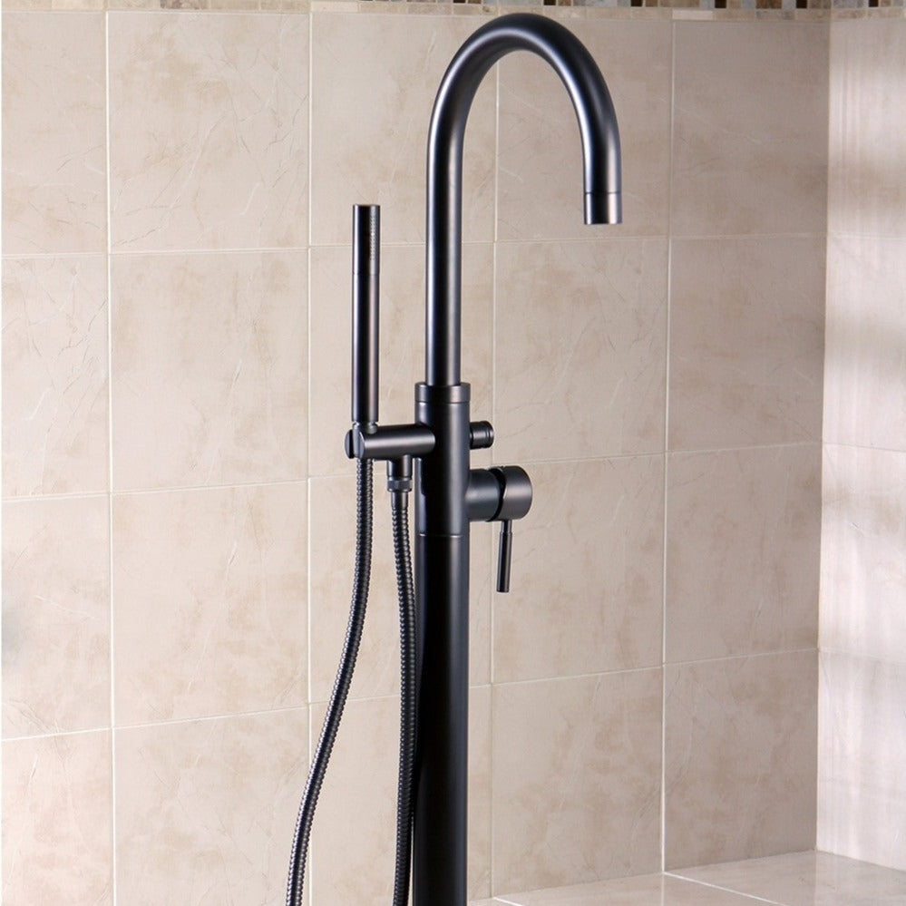 Kingston Brass Concord Freestanding Tub Faucet with Hand Shower (KS815)