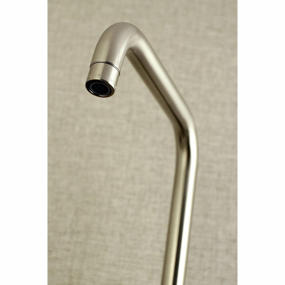 Kingston Brass Concord 8 in. Centerset Wall Mount Kitchen Faucet (KS8168DL) Brushed Nickel