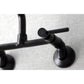 Kingston Brass Concord Two-Handle Wall-Mount Kitchen Faucet (KS823ORB) Oil Rubbed Bronze