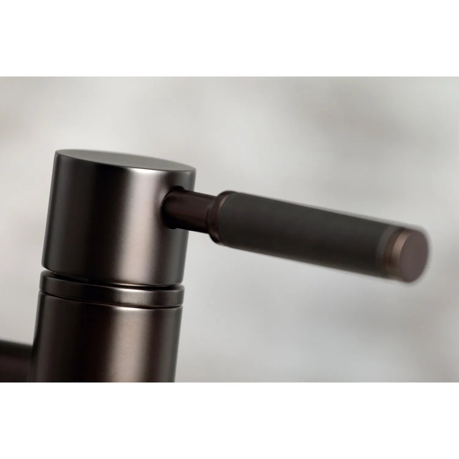 Kingston Brass Concord Two-Handle Bridge Kitchen Faucet with Brass Side Sprayer in Oil Rubbed Bronze (KS8275DKLBS)