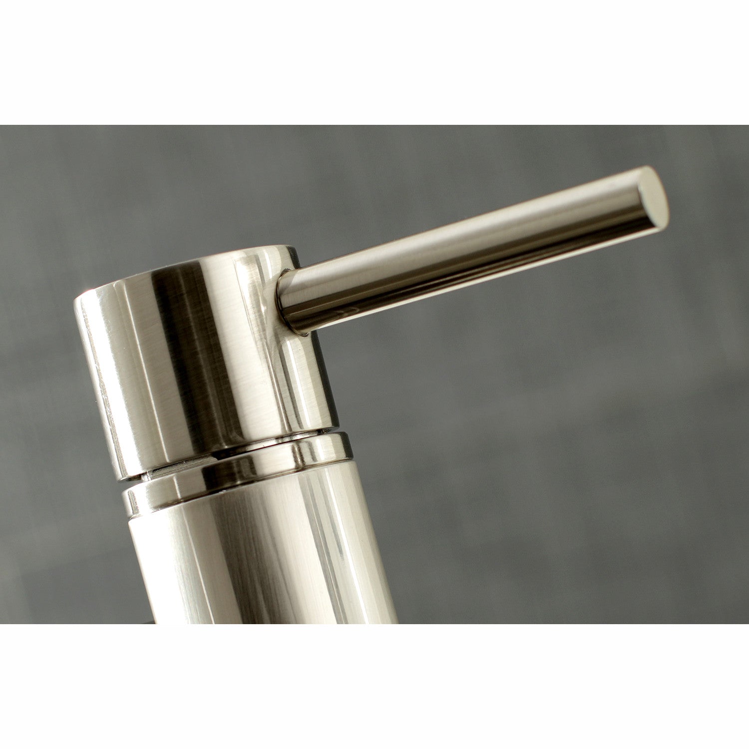 Kingston Brass Concord Two-Handle Bridge Kitchen Faucet with Brass Side Sprayer (KS8278DLBS) Brushed Nickel