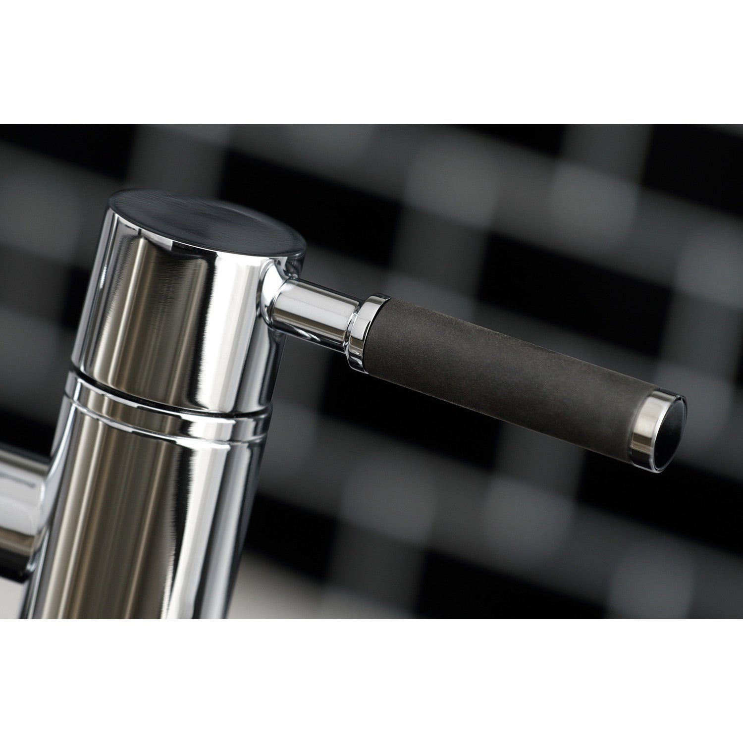 Kingston Brass Concord Two-Handle Bridge Kitchen Faucet with Brass Side Sprayer (KS8281DKLBS) Polished Chrome