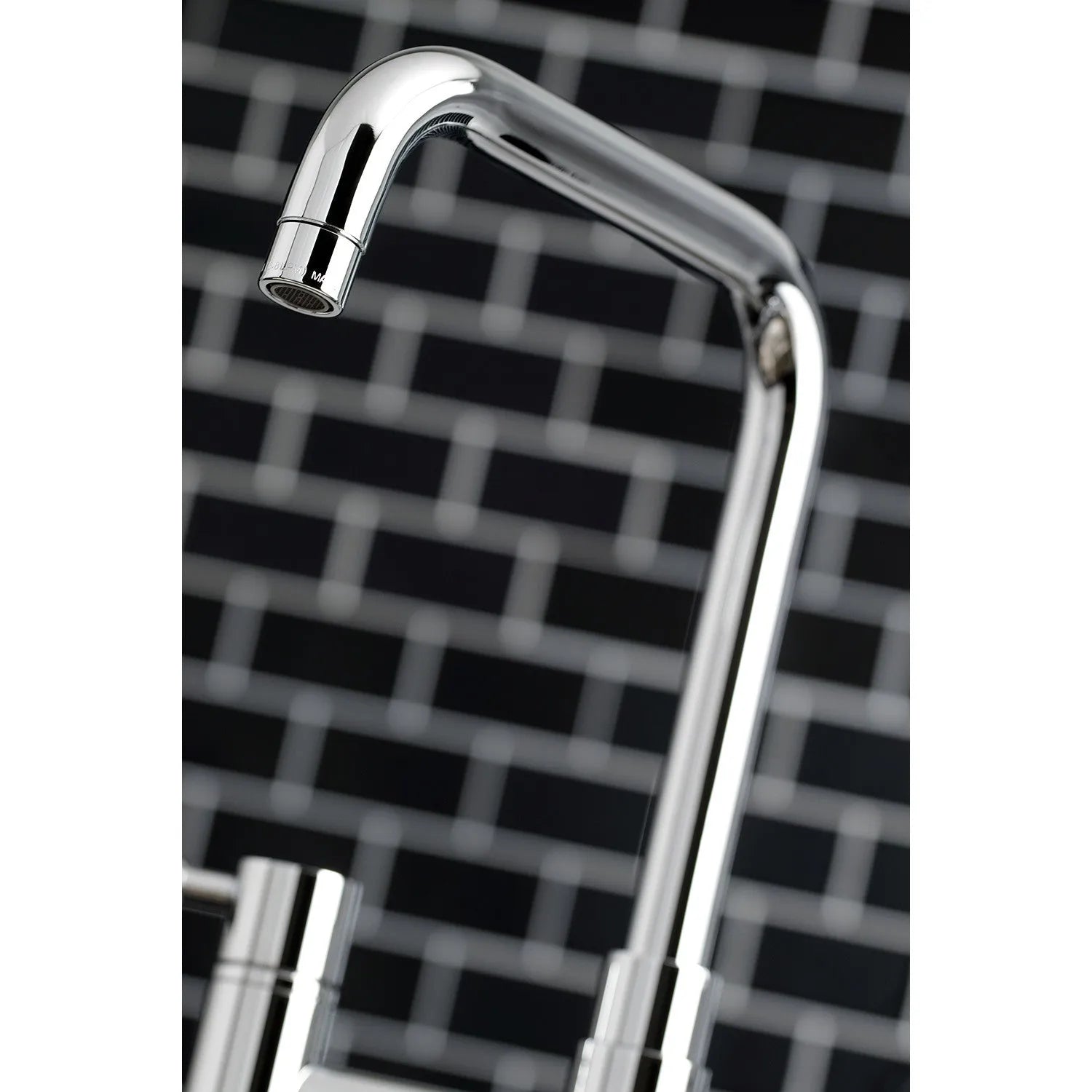 Kingston Brass Concord Two-Handle Bridge Kitchen Faucet with Brass Side Sprayer (KS8281DKLBS) Polished Chrome