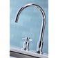 Kingston Brass Widespread Kitchen Faucet in Polished Chrome (KS8721DXLS)