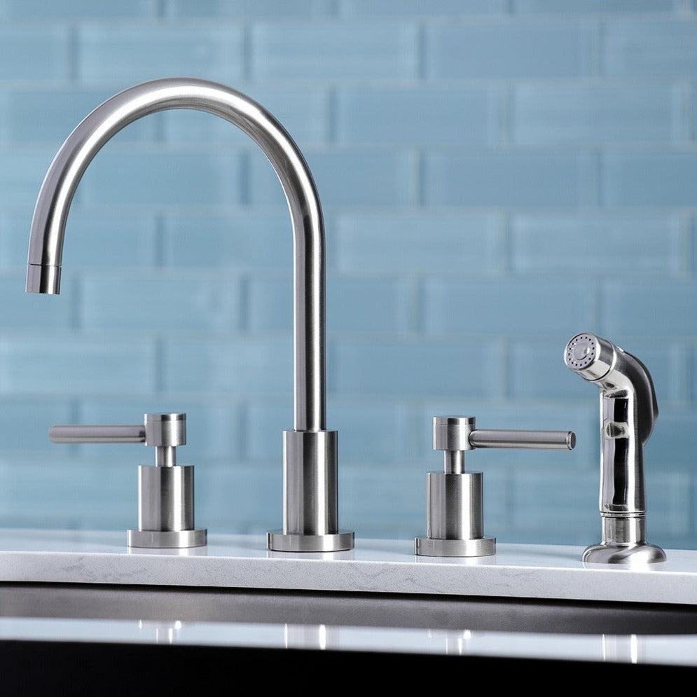 Kingston Brass Widespread Kitchen Faucet (KS872) 