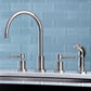 Kingston Brass Widespread Kitchen Faucet (KS8728DL) Brushed Nickel