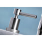 Kingston Brass Widespread Kitchen Faucet (KS8728DL) Brushed Nickel