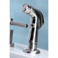Kingston Brass Widespread Kitchen Faucet (KS8728DL) Brushed Nickel