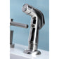 Kingston Brass Widespread Kitchen Faucet (KS8728DL) Brushed Nickel