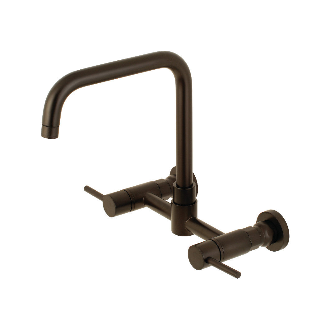 Kingston Brass Concord 8 in. Centerset Wall Mount Kitchen Faucet (KS8168) Oil Rubbed Bronze