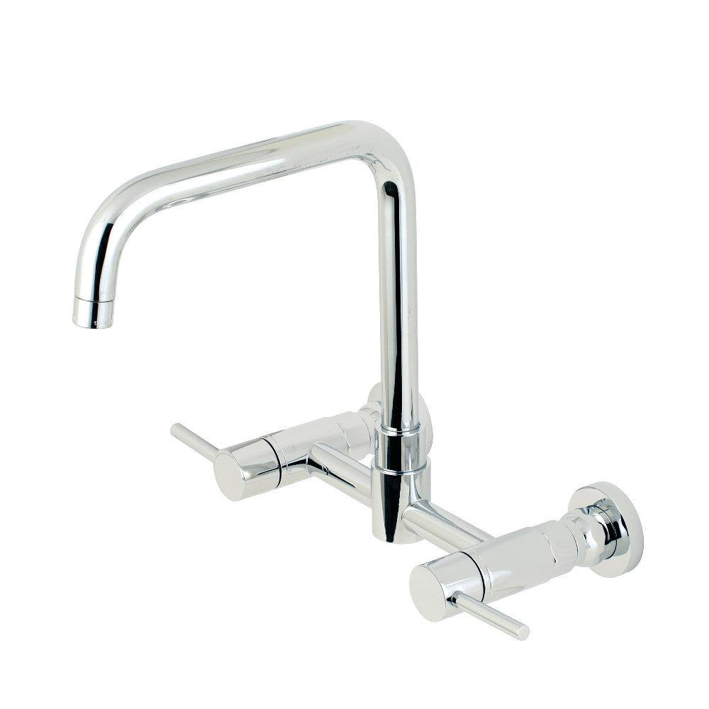 Kingston Brass Concord 8 in. Centerset Wall Mount Kitchen Faucet (KS8161DL) Polished Chrome