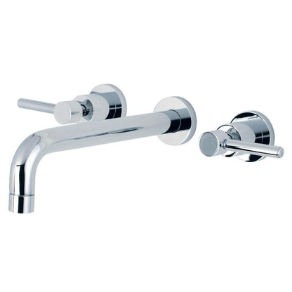 Kingston Brass Concord Two-Handle Wall Mount Tub Faucet (KS8021DL) Polished Chrome
