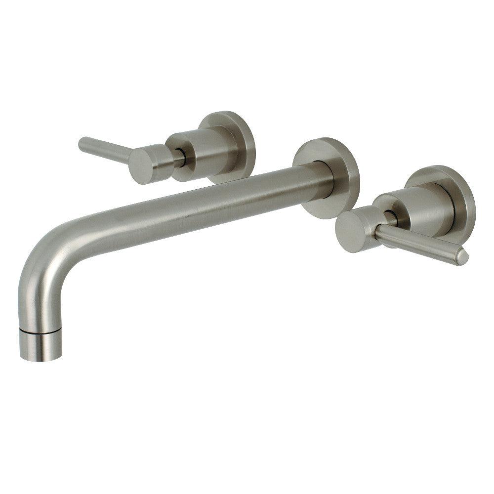 Kingston Brass Concord Two-Handle Wall Mount Tub Faucet (KS8028DL) Brushed Nickel