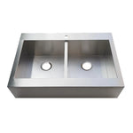 Kingston Brass Edinburg Drop-In 33 Inch Double Bowl Kitchen Sink, Brushed (GKTDF332491) Brushed