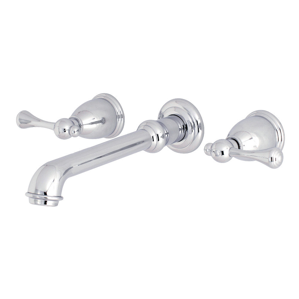 Kingston Brass English Country 2-Handle Wall Mount Roman Tub Faucet (KS7021BL) Polished Chrome