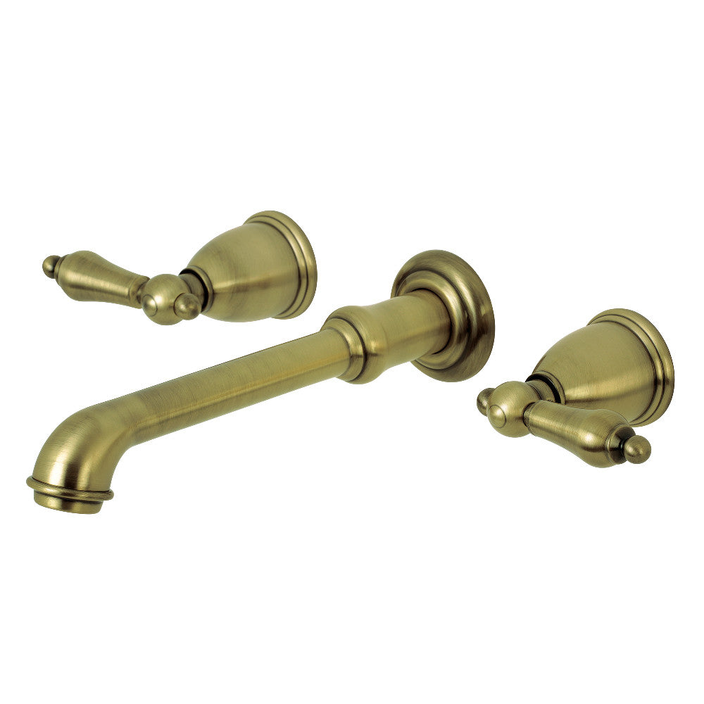 Kingston Brass English Country Wall Mount Roman Tub Faucet (KS7023AL) Antique Brass