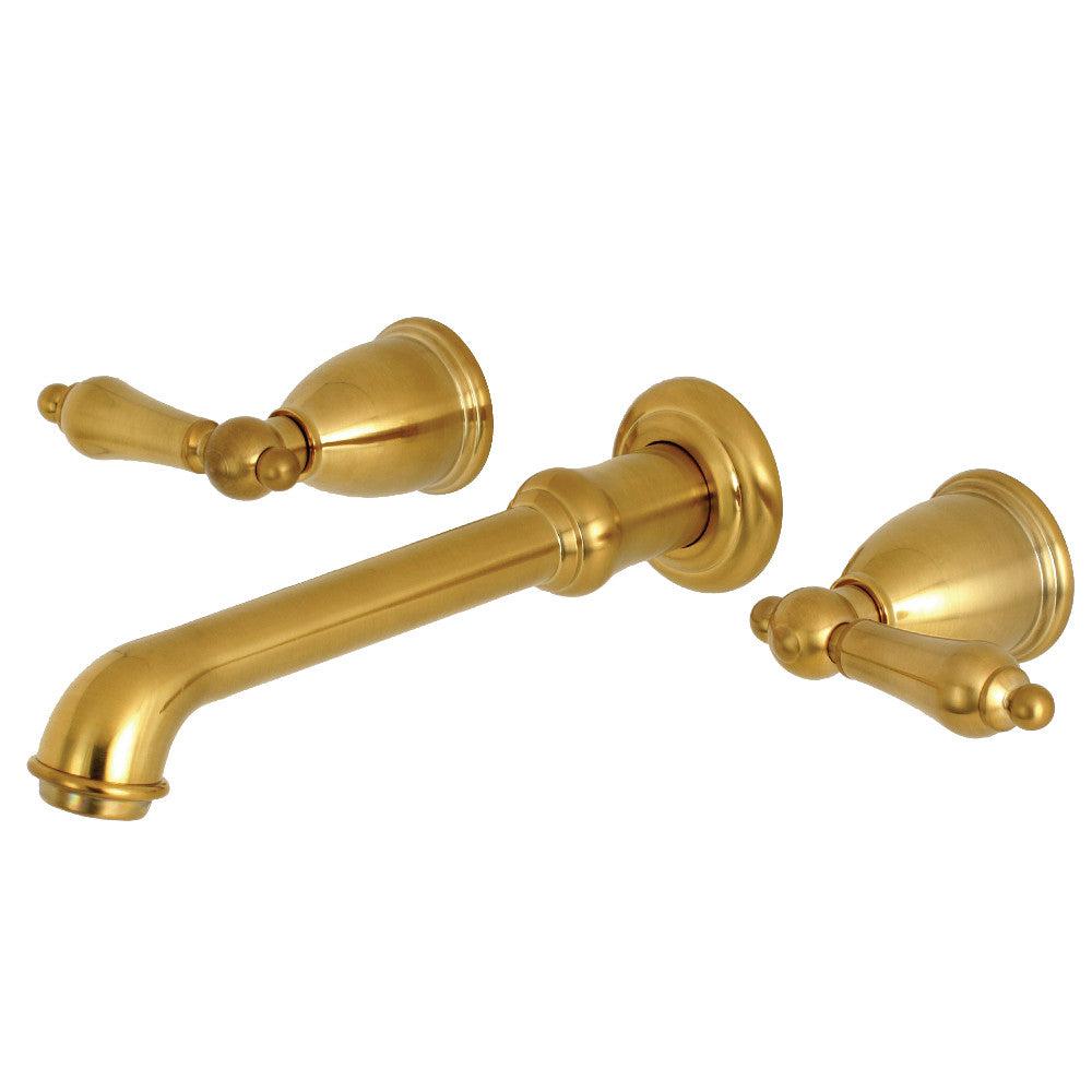 Kingston Brass English Country Wall Mount Roman Tub Faucet (KS7027AL) Brushed Brass