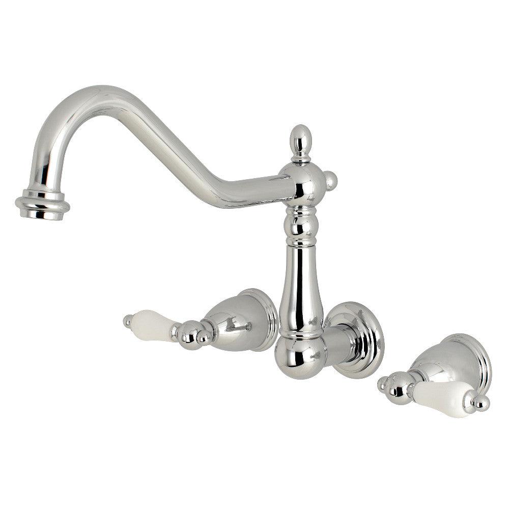 Kingston Brass Heritage Wall Mount Roman Tub Faucet (KS1021PL) Polished Chrome