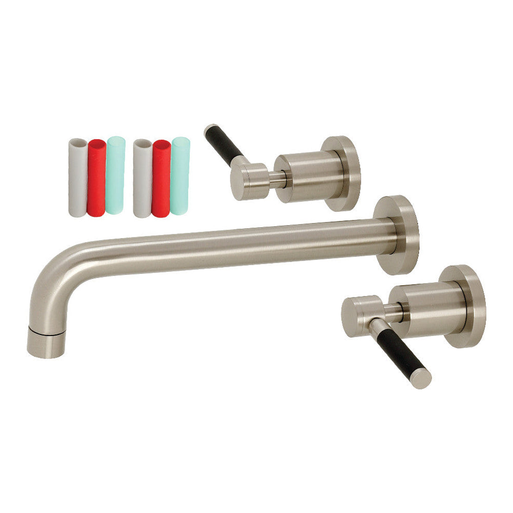 Kingston Brass Kaiser Two-Handle Wall Mount Tub Faucet 