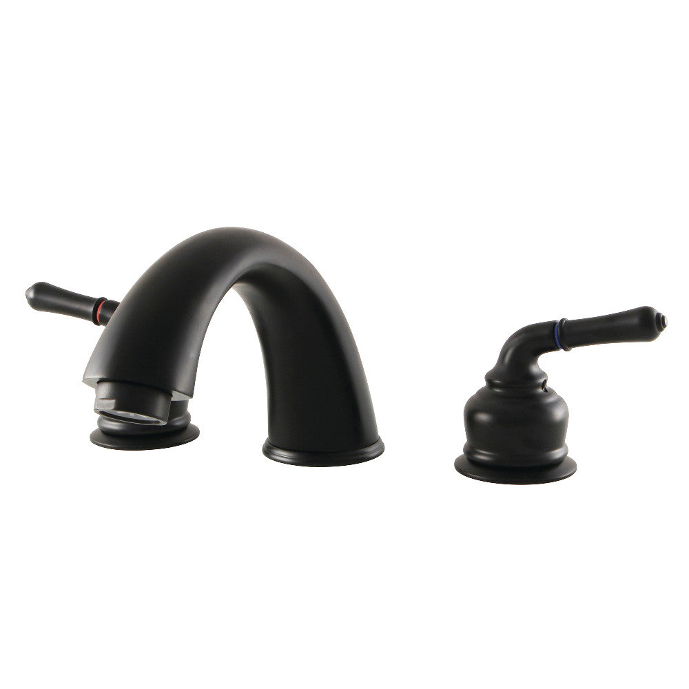 Kingston Brass Magellan Roman Tub Faucet Matte Black