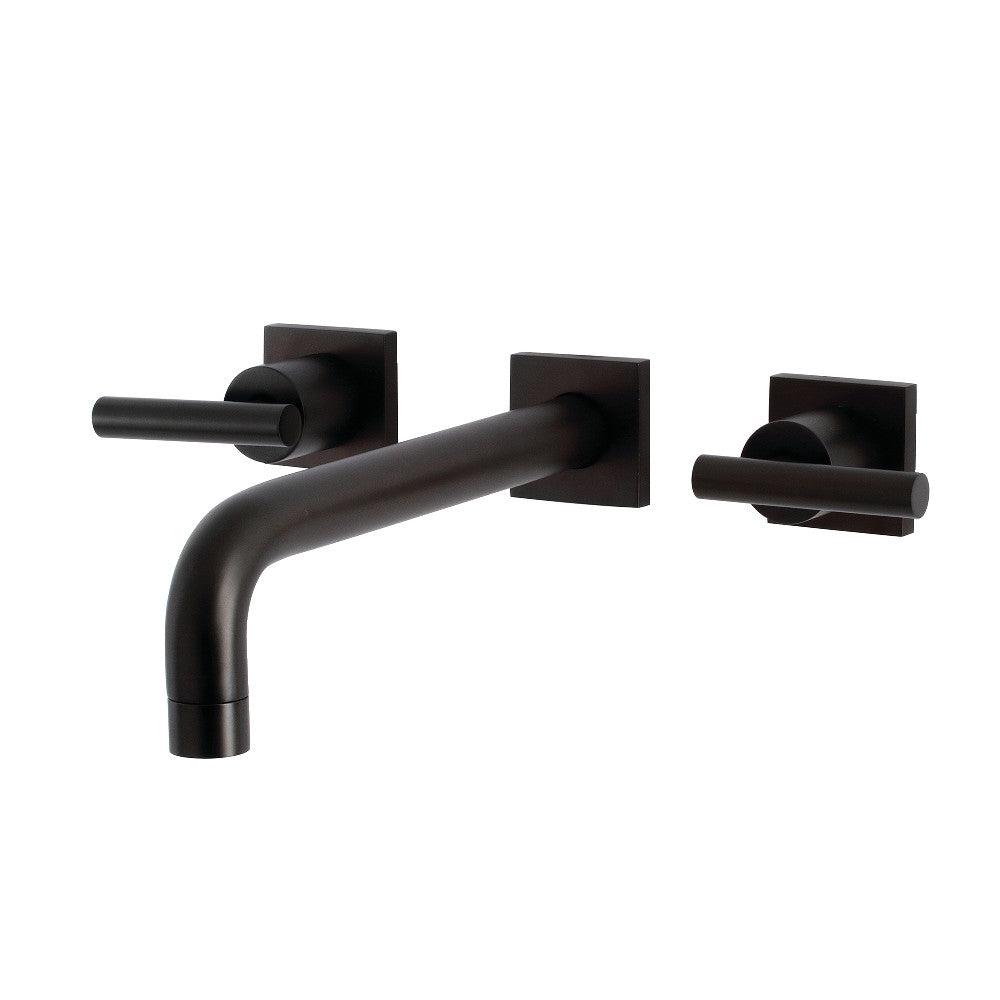 Kingston Brass Manhattan Two-Handle 3-Hole Wall Mount Roman Tub Faucet (KS602-CML) Oil Rubbed Bronze