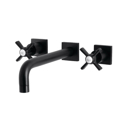 Kingston Brass Millennium Wall Mount Tub Faucet Matte Black