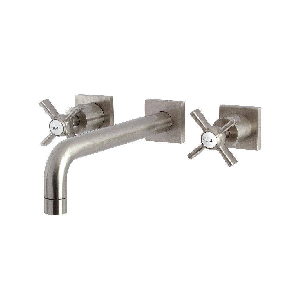 Kingston Brass Millennium Wall Mount Tub Faucet Brushed Nickel