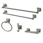 Kingston Brass Monarch 5-Piece Bathroom Accessory Set Brushed Nickel