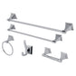Kingston Brass Monarch 5-Piece Bathroom Accessory Set Polished Chrome