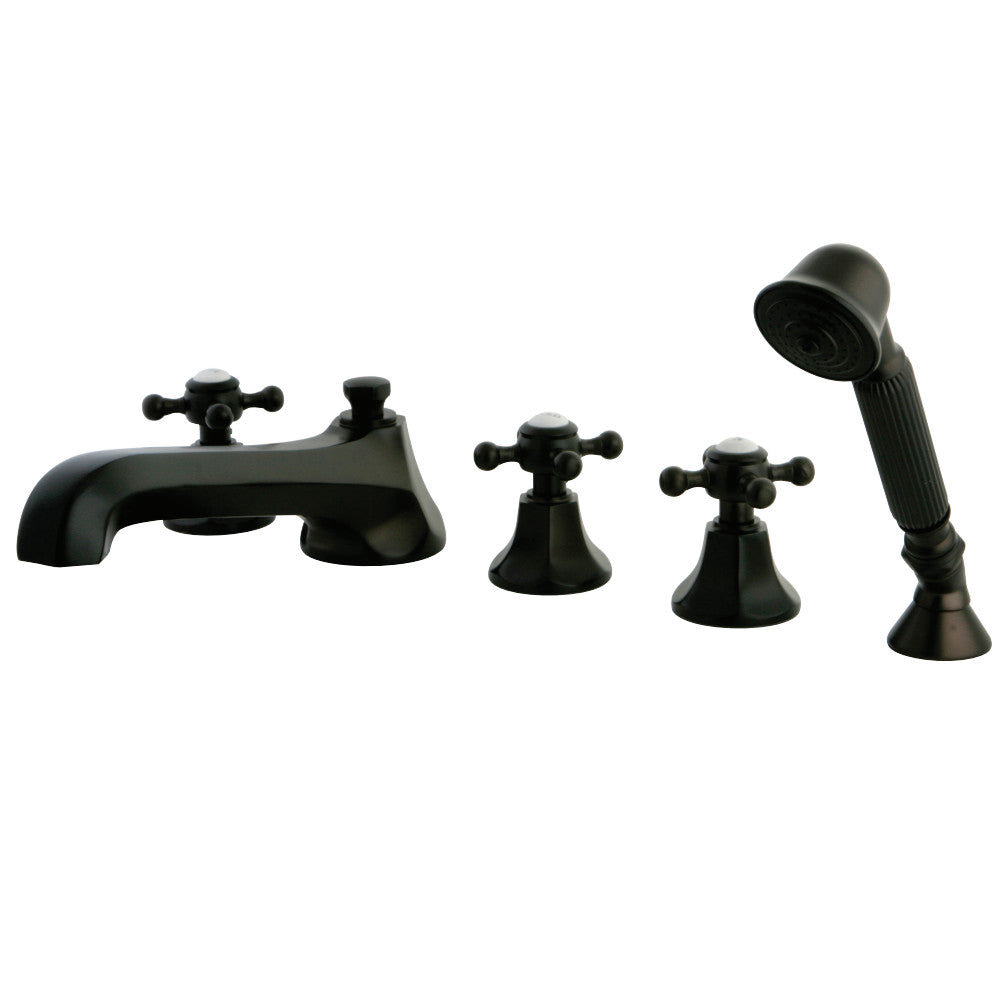 Kingston Brass Roman Tub Faucet with Hand Shower Oil Rubbed Bronze