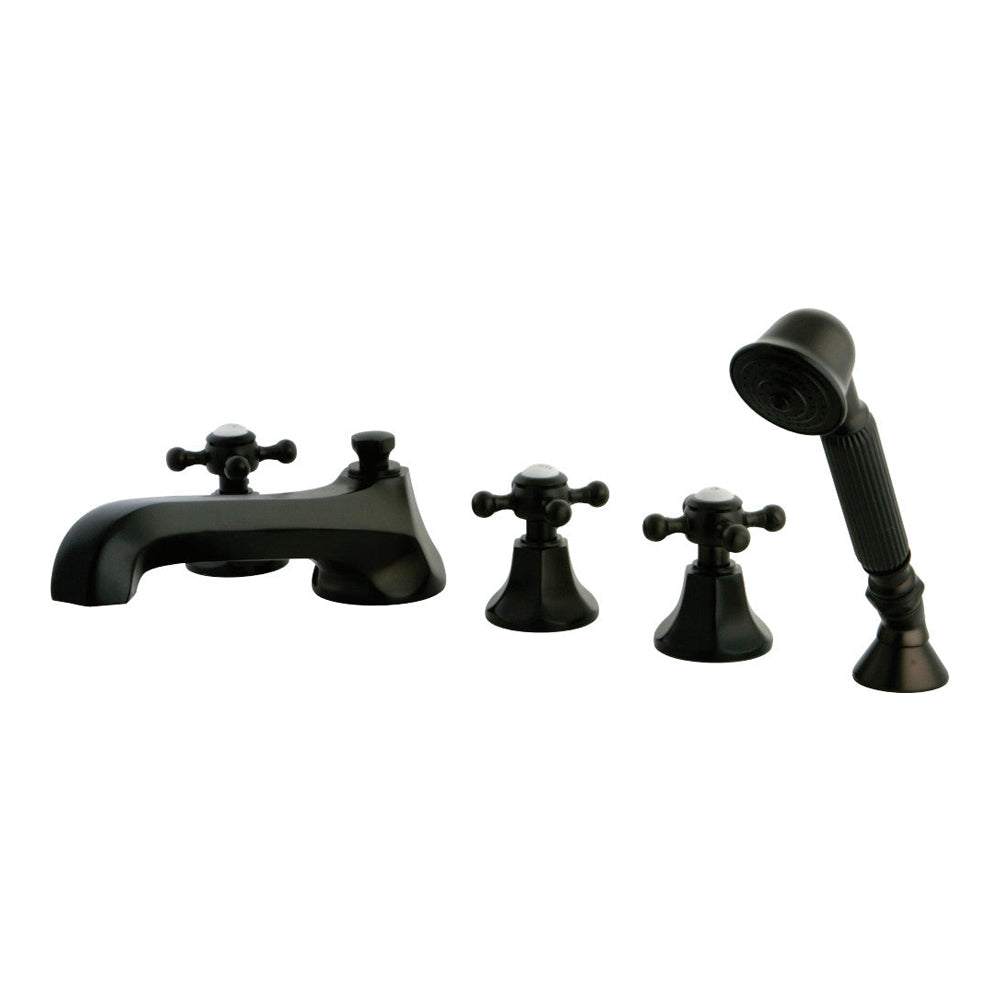 Kingston Brass Roman Tub Faucet with Hand Shower Oil Rubbed Bronze