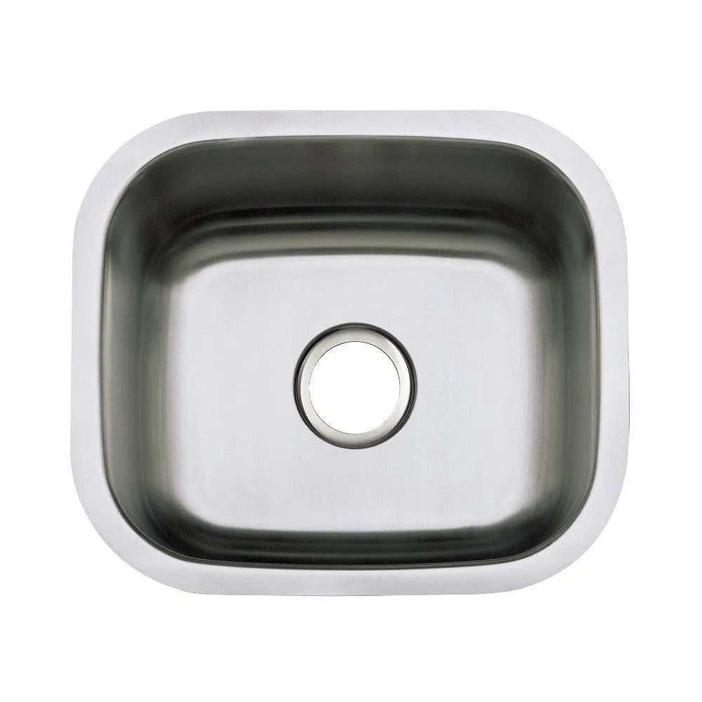 Kingston Brass Undermount Single Bowl Kitchen Sink, Brushed Brushed