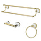 Kingston Brass Victorian 3-Piece Bathroom Accessory Set Polished Brass