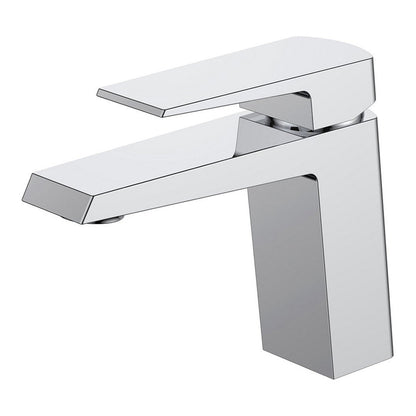 KubeBath Aqua Chiaro Single Lever Bathroom Vanity Faucet in Chrome 