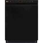 LG 24-Inch Front Control Dishwasher with QuadWash and 3rd Rack in Smooth Black (LDFN4542B)