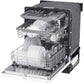 LG 24-Inch Front Control Dishwasher with QuadWash and 3rd Rack in White (LDFN4542W)