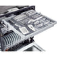 LG 24-Inch Front Control Dishwasher with QuadWash in Stainless Steel (LDFN4542S)