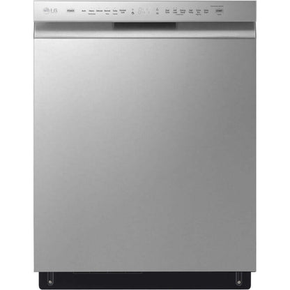 LG 24-Inch Front Control Dishwasher with QuadWash in Stainless Steel (LDFN4542S)