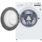 LG 27 In. 4.5-Cu. Ft. Front Load Washer in White (WM3400CW)