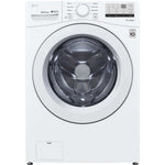 LG 27 In. 4.5-Cu. Ft. Front Load Washer in White (WM3400CW)
