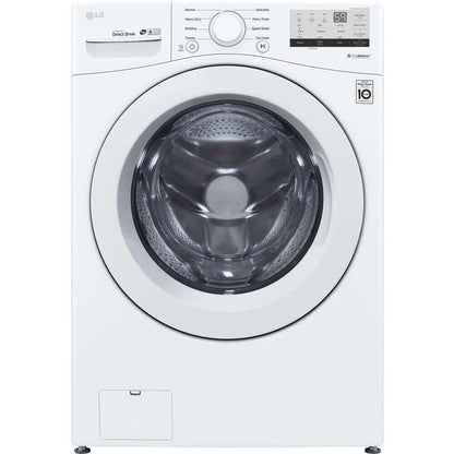 LG 27 In. 4.5-Cu. Ft. Front Load Washer in White (WM3400CW)