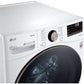 LG 27 In. 4.5-Cu. Ft. Front Load Washer with Steam Technology in White (WM4000HWA)