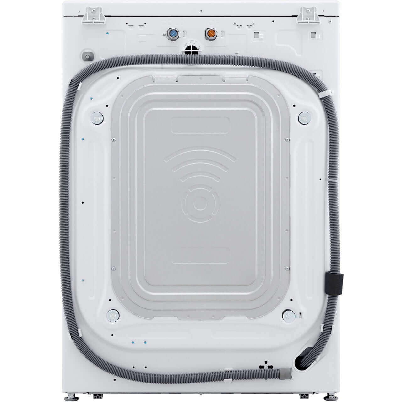 LG 27 In. 4.5-Cu. Ft. Front Load Washer with Steam Technology in White (WM4000HWA)