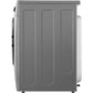 LG 27 In. 7.4-Cu. Ft. Front Load Electric Dryer with Built-In Intelligence in Graphite Steel (DLE3600V)