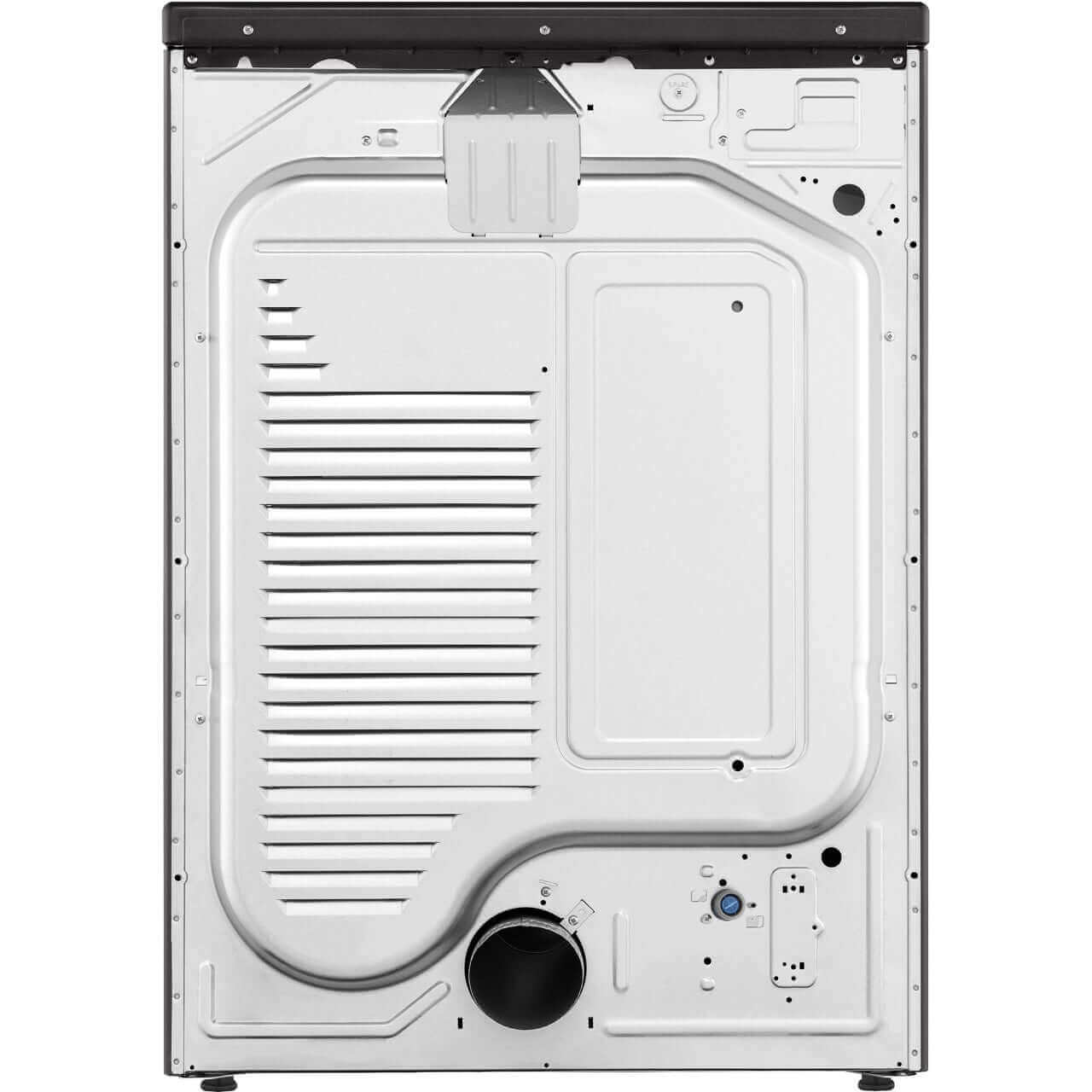 LG 27 In. 7.4-Cu. Ft. Front Load Electric Dryer with TurboSteam and Built-In Intelligence in Black Steel (DLEX4000B)