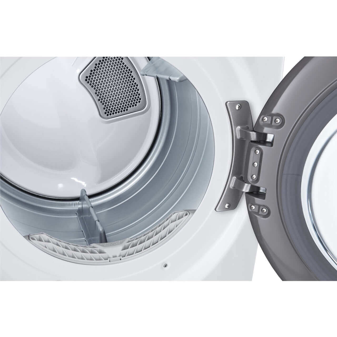 LG 27 In. 7.4-Cu. Ft. Front Load Electric Dryer with TurboSteam and Built-In Intelligence in White (DLEX4000W)