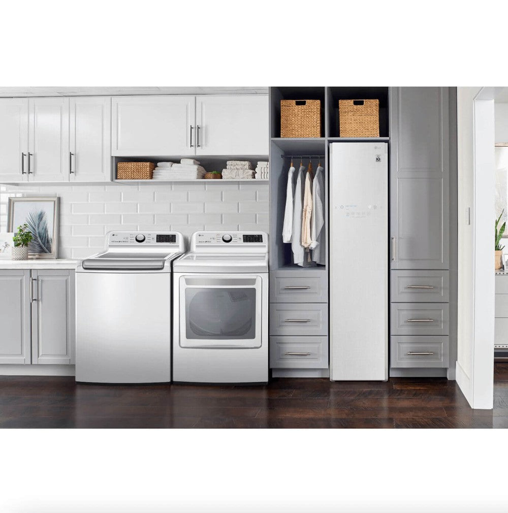 LG 27 Inch Rear Control Front Load Electric Dryer in White 7.3 cu. ft. (DLE7300WE)