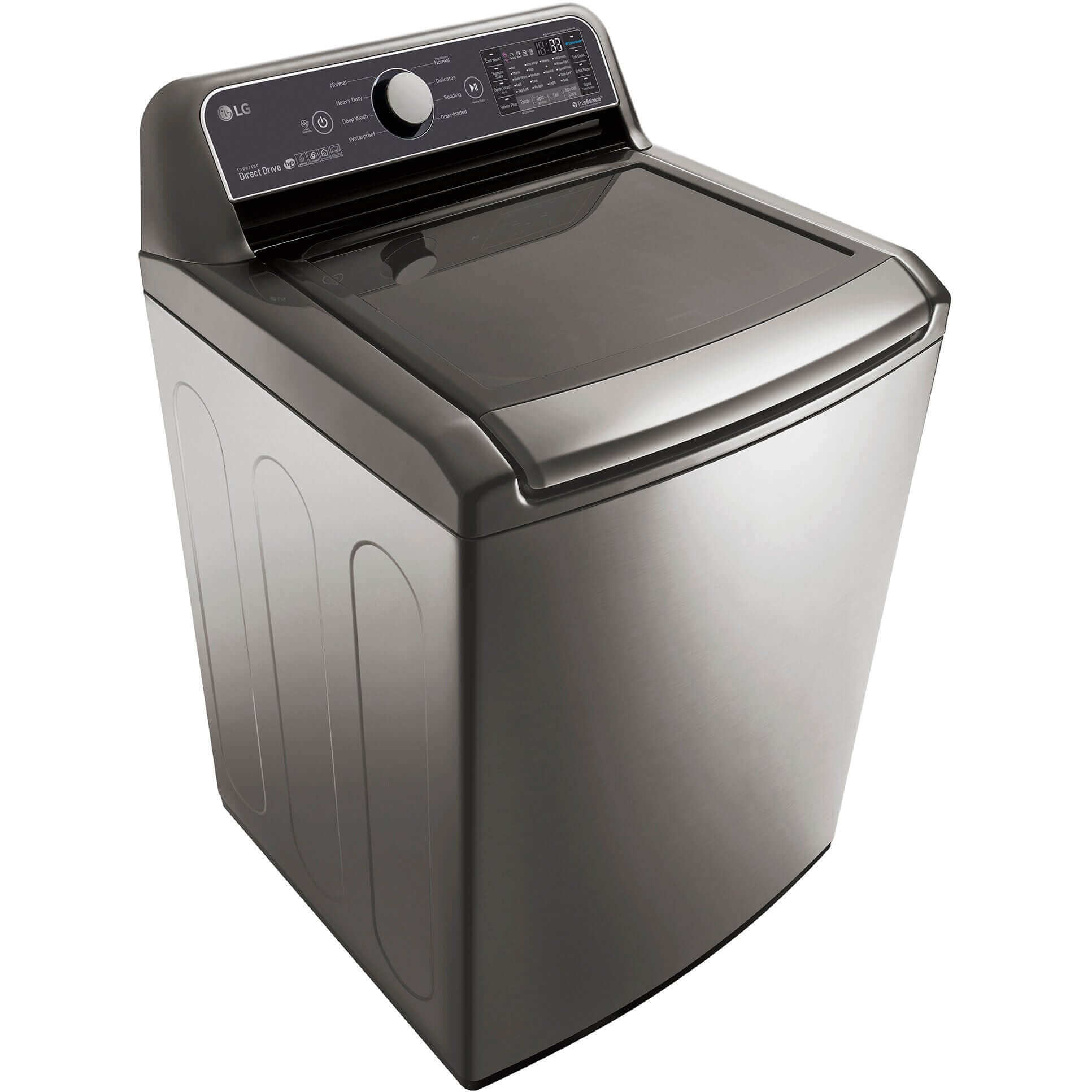 LG 27 in. Top Load Washer with TurboWash in Graphite Steel 5 cu. ft. (WT7300CV)