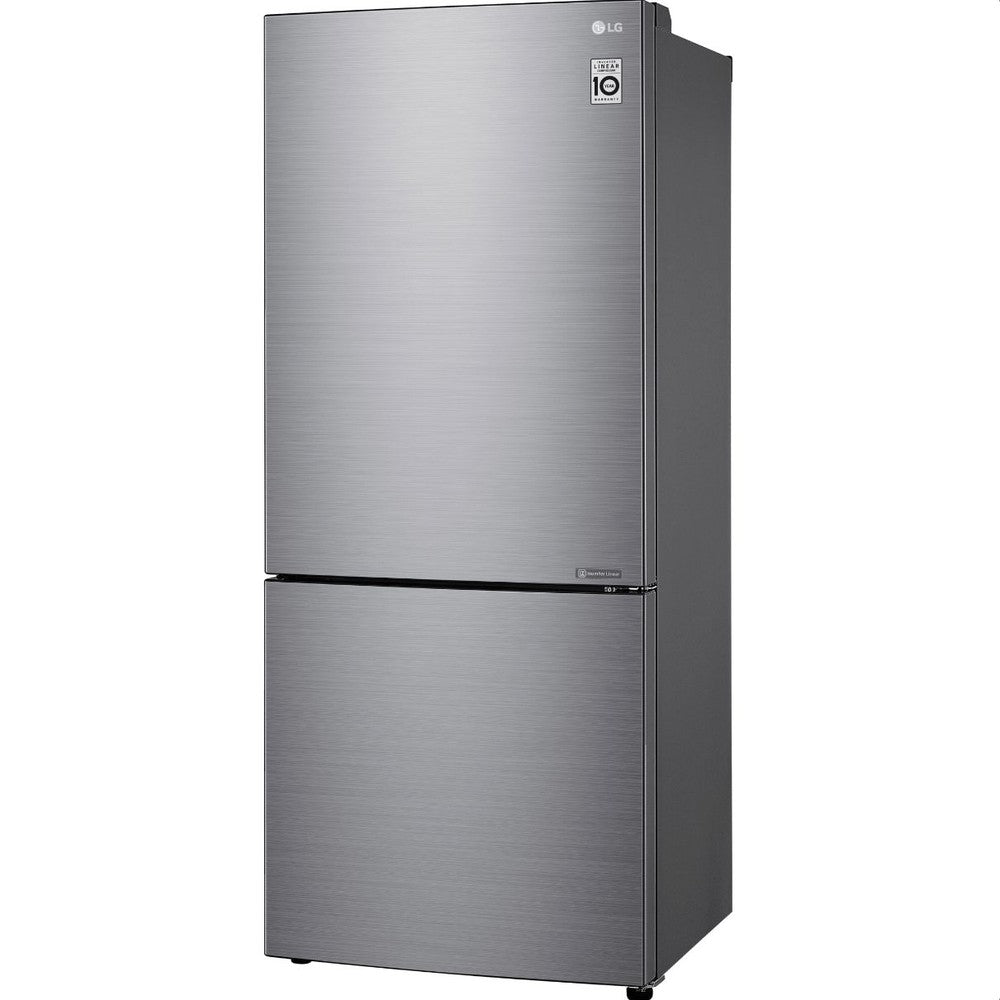 LG 28 Inch Bottom Freezer Refrigerator in Platinum Silver 14.7 Cu. Ft. (LBNC15231V)