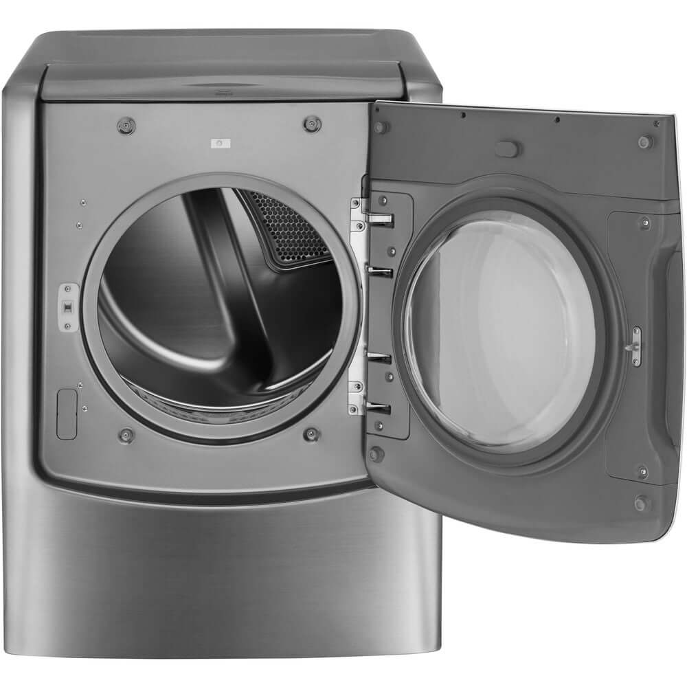 LG 29 Inch Ultra Large Capacity Electric Dryer in Graphite Steel 9 cu. ft. (DLEX9000V)